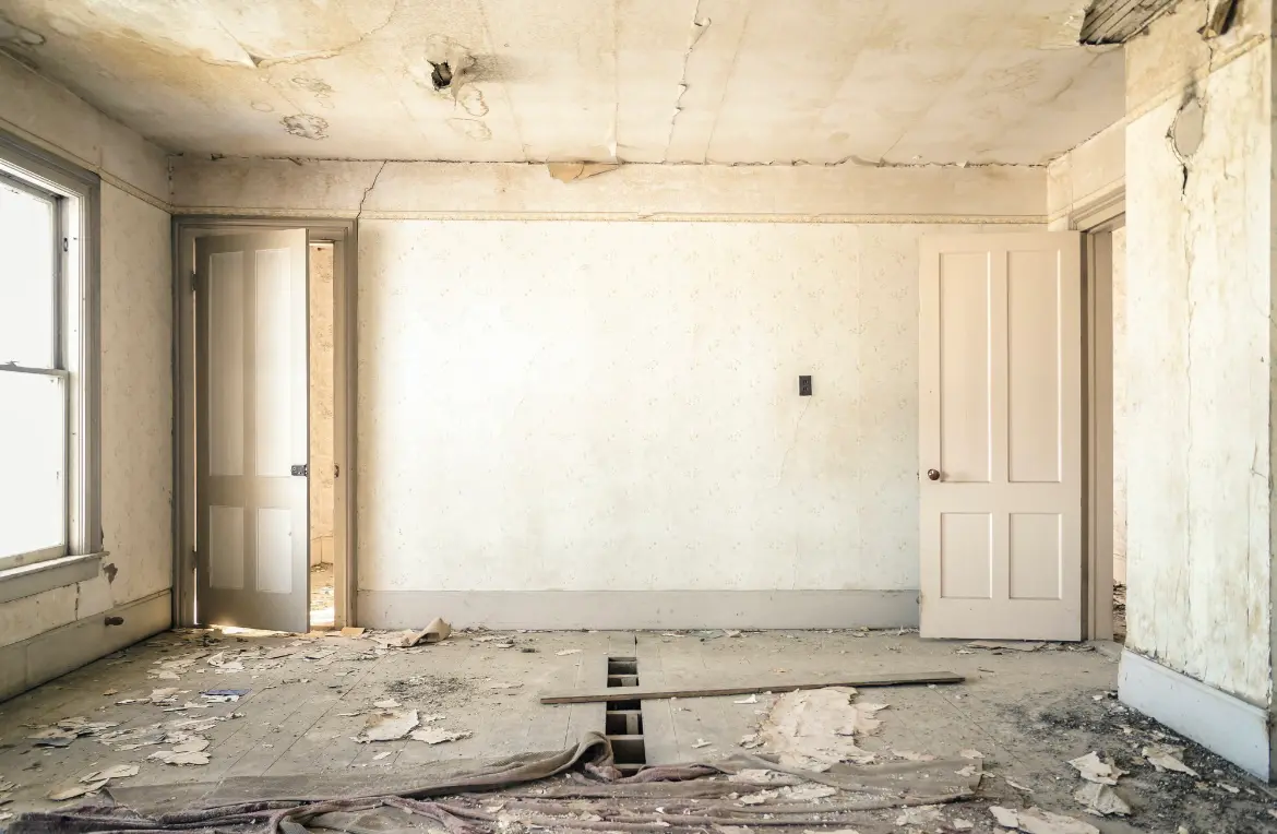 Waste disposal crew managing a cleanout project in Old Stine